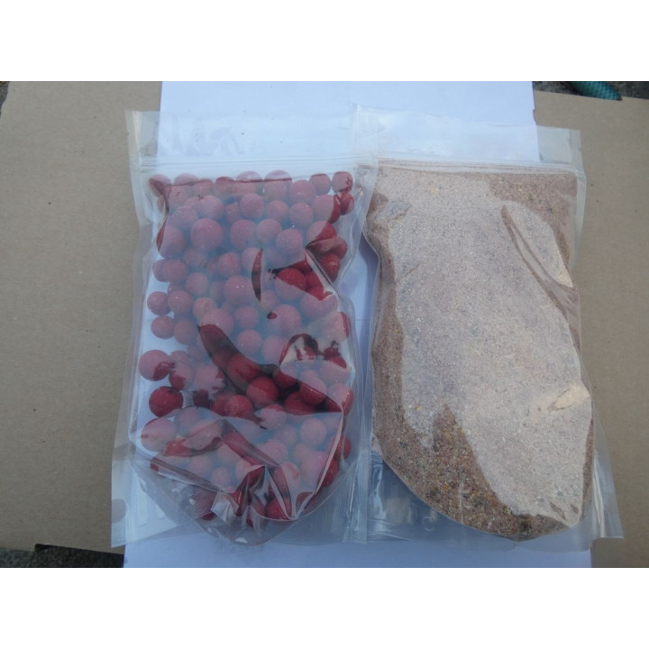 Opakowanie na zanęty i kulki zanetowe 1kg 1000ml