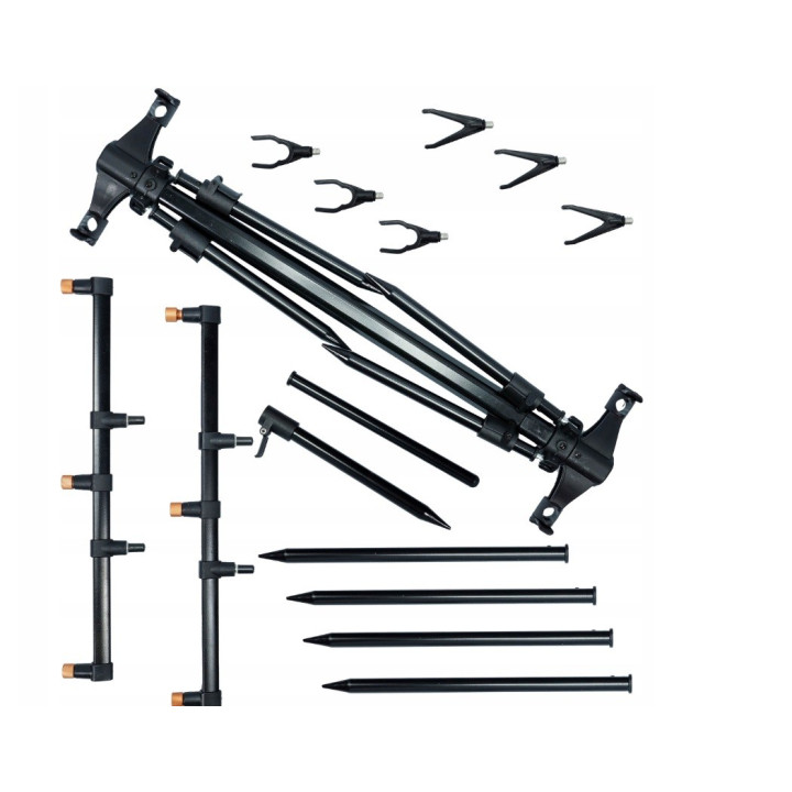 ROD POD FL STANOWISKO KARPIOWE NA 3 wędki, stabilny i profesjonalny