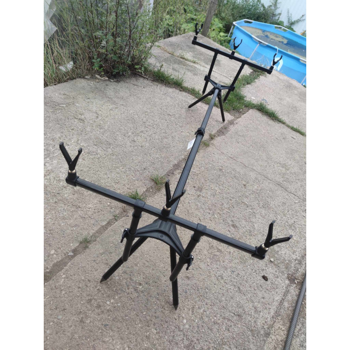 ROD POD STANOWISKO KARPIOWE NA 3 wędki. MIRACLE FISH, stabilny i profesjonalny