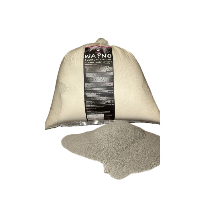 150 KG WAPNO DO STAWU RYBNEGO 90% - tlenkowe / palone ryby staw prawdziwe