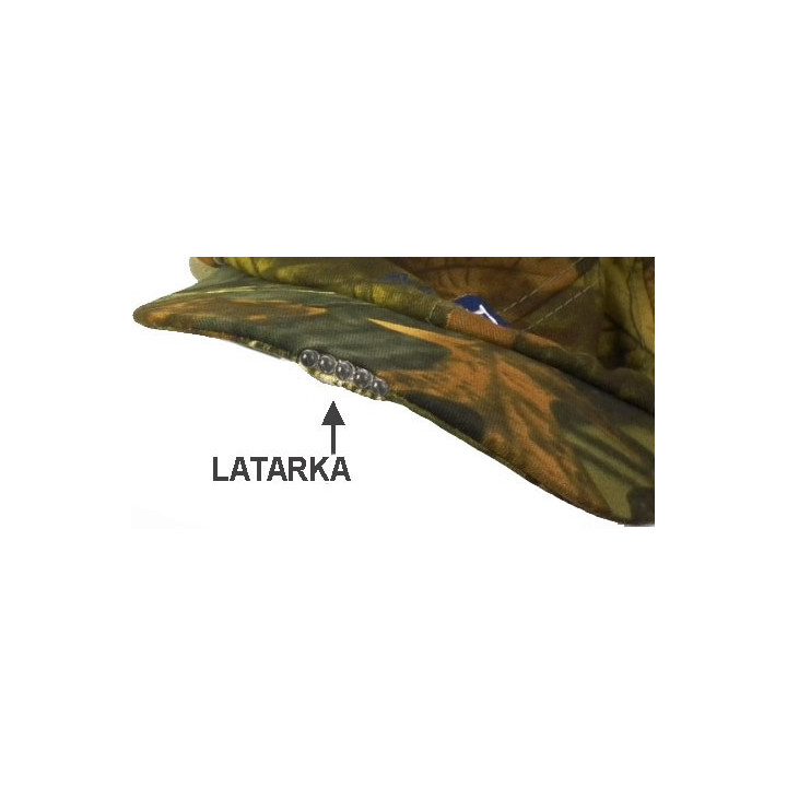 Czapka z Latarką Daszek Moro LED