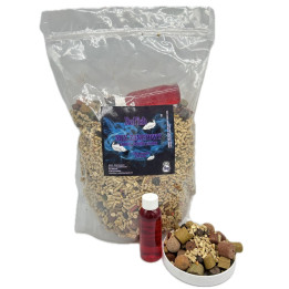 2kg MIX DO ŁÓDKI ZANĘTOWEJ , ŁYŻKI , NĘCENIA RĘKĄ , SPOMBA I RAKIETY + 50ml smooke chmura