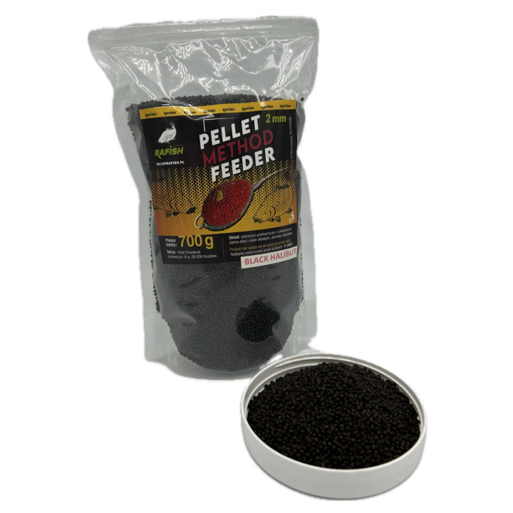 BLACK HALIBUT PELLET 2MM RAFISH 700G
