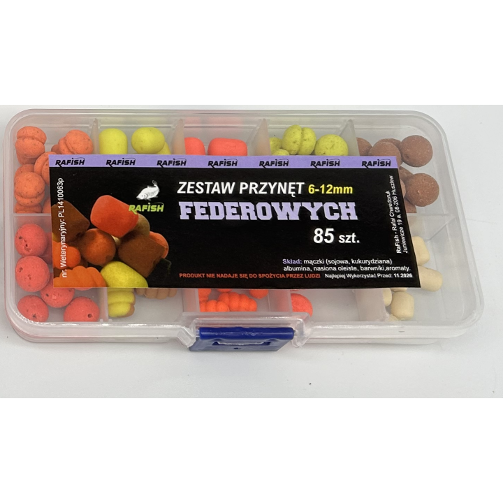 6-12MM 85SZT METHOD FEEDER ZESTAW testowy RaFish