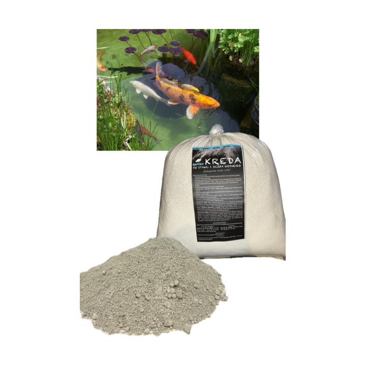 200 KG KREDA -PYŁ- (PALETA) IDLEALNA DO STAWU/OCZKA WODNEGO
