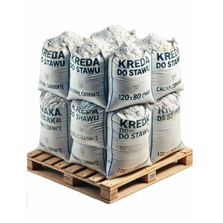 500 KG KREDA -BRYŁY- KAT II (PALETA) IDLEALNA DO STAWU/OCZKA WODNEGO