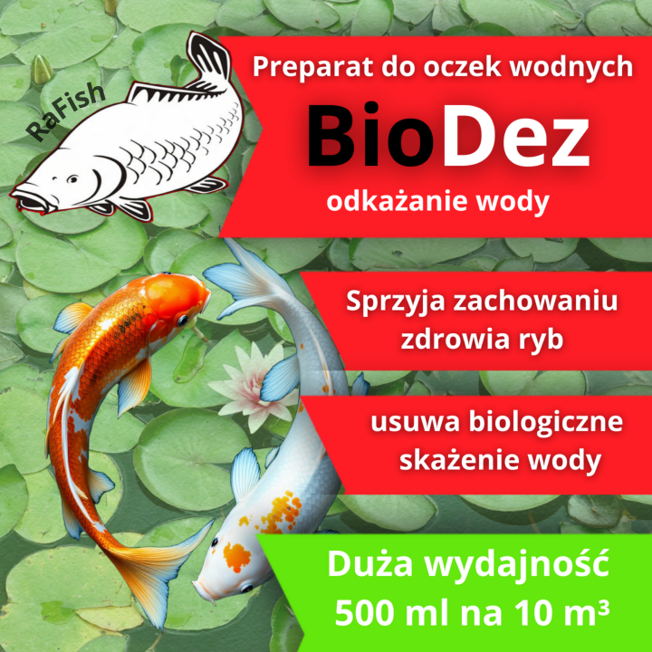BioDez - Preparat Odkażający Przeciw Ospie I Pleśniawce 500ml RaFish