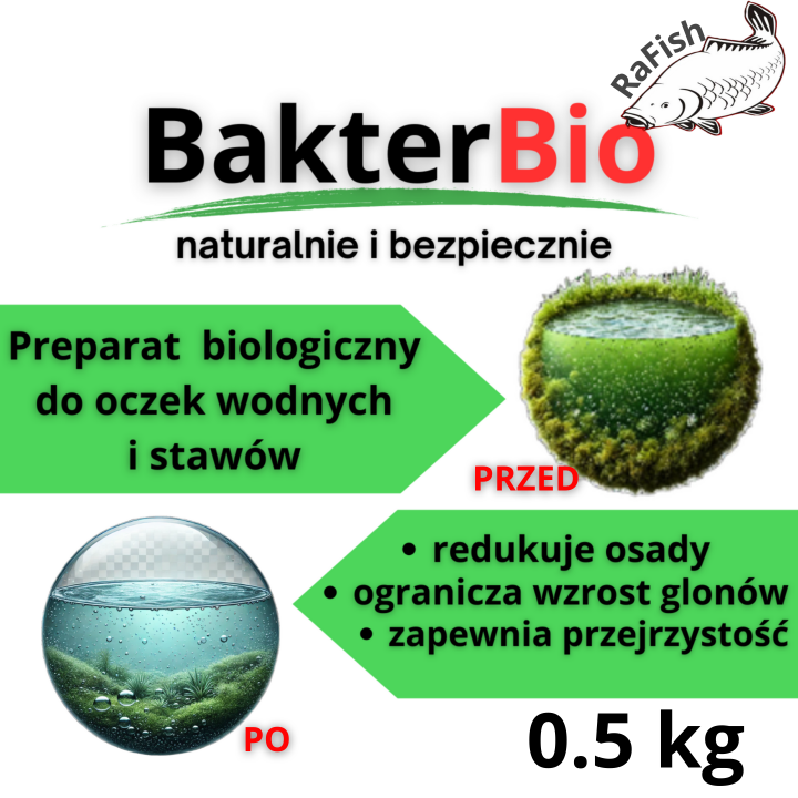 Bakterie Do Oczka Na Glony BakterBio 500g RaFish