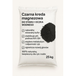 20 kg CZARNA KREDA MAGNEZOWA DO OCZKA WODNEGO I STAWU HODOWLANEGO