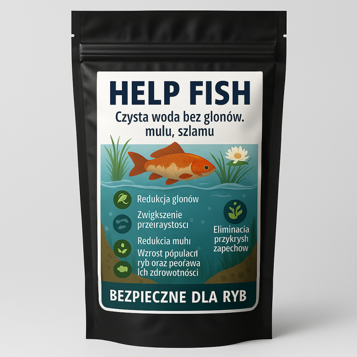 Czysta Woda - Bez Glonów, Mułu, Szlamu 1 kg HelpFish RaFish
