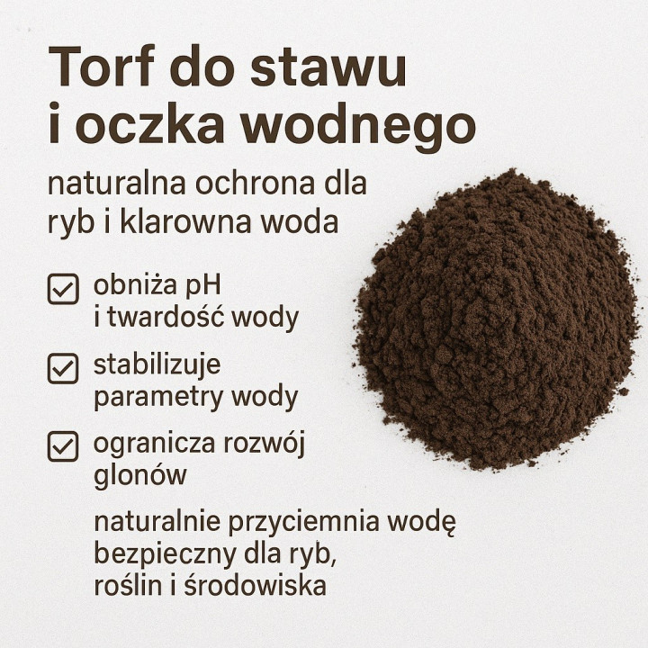 Torf Do Stawu I Oczka Wodnego 30l RaFish
