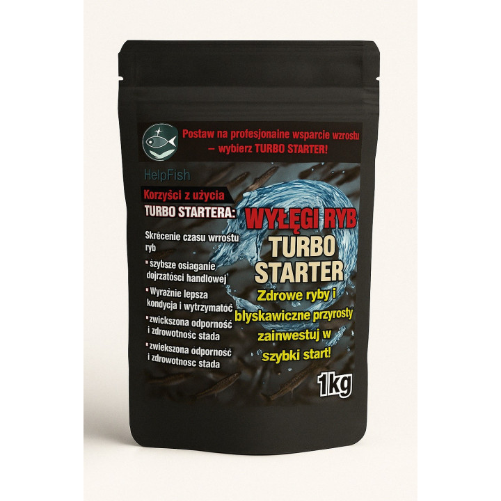 Wylęgi Ryb - Turbo Starter Zdrowe Ryby I Szybkie Przyrosty 1Kg RaFish