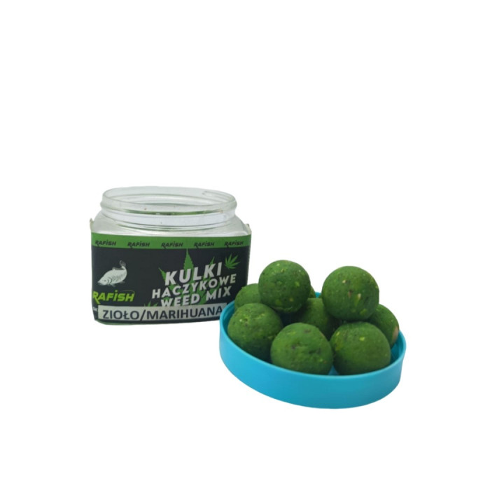 Zioło/Marihuana 20mm 200g- Kulki Proteinowe Haczykowe RaFish
