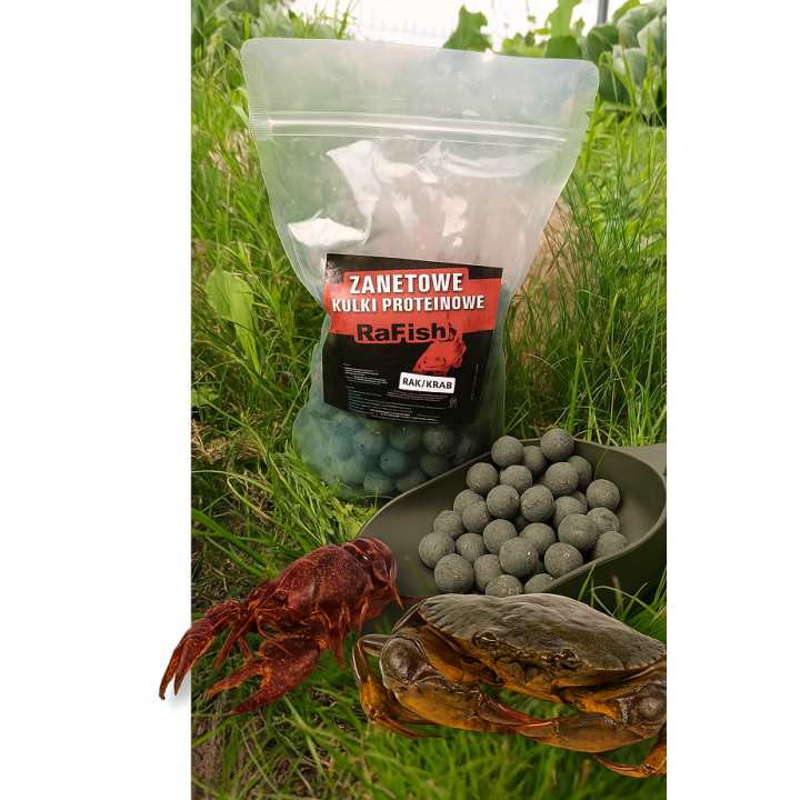 Rak / Krab 20mm 1Kg Kulki Proteinowe Zanętowe RaFish