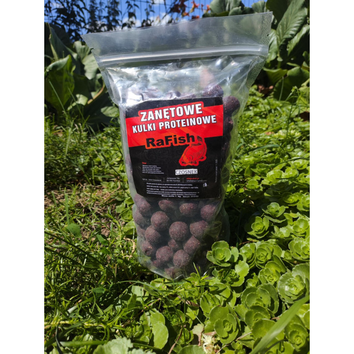 Czosnek 1Kg Kulki Proteinowe Zanętowe RaFish