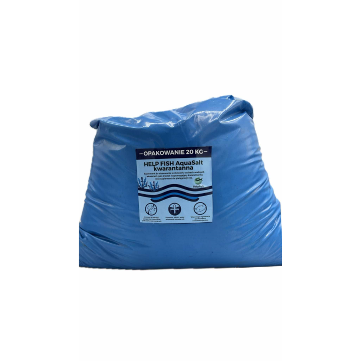 AquaSalt kwarantanna 20 kg HELP FISH  preparat suplement ryby