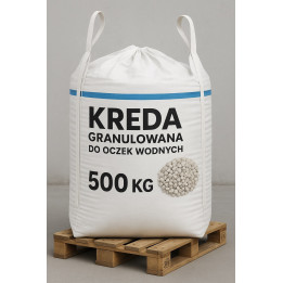 500kg KREDA GRANULOWANA DO STAWÓW RYBNYCH I OCZEK WODNYCH big bag