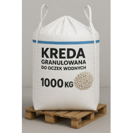 1000kg KREDA GRANULOWANA DO STAWÓW RYBNYCH I OCZEK WODNYCH big bag