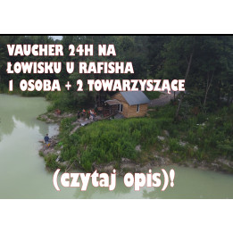 24h z RaFish na łowisku u RaFisha - Vaucher na Wyprawę Wędkarską na Łowisku RaFish – Wyjątkowy Prezent 2026