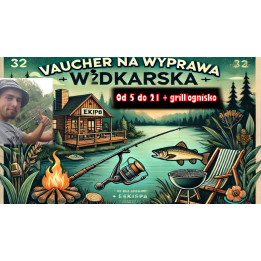 16H Wyprawa Wędkarska z RaFishem i Ekipą Vaucher Wyjątkowy Prezent