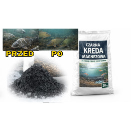 CZARNA KREDA MAGNEZOWA 20 KG do oczek wodnych i stawów rybnych