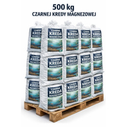 500 kg CZARNA KREDA MAGNEZOWA do oczek wodnych i stawów rybnych