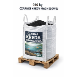 950 kg CZARNA KREDA MAGNEZOWA big bag do oczek wodnych i stawów rybnych
