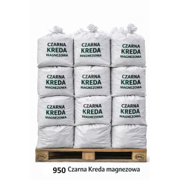950 kg CZARNA KREDA MAGNEZOWA do oczek wodnych i stawów rybnych