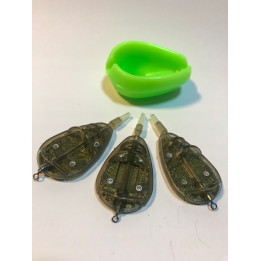 ZESTAW 3 Koszyków Do Metody METHOD FEEDER + FORMA 15,20,25g