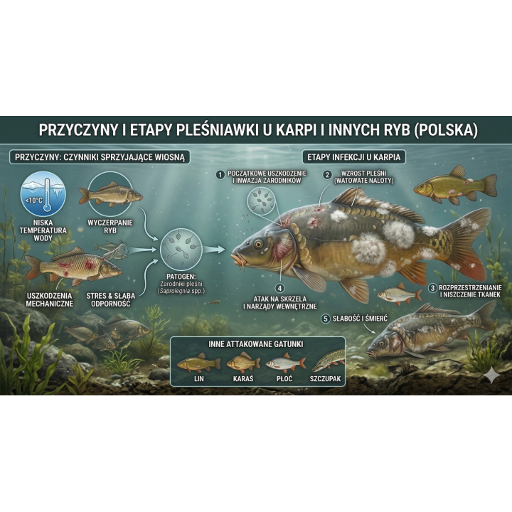 Destroyer Pleśniawka I Ospa Rybia Help Fish 5L RaFish