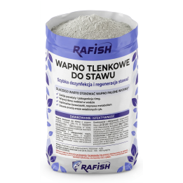 WAPNO DO STAWU DLA RYB WAPNO STAWOWE TLENKOWE PALONE