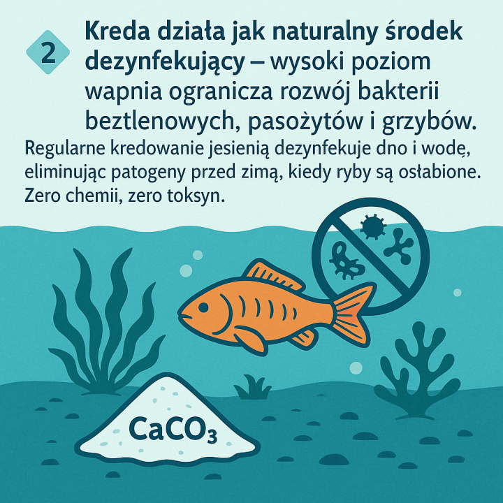 20kg KREDA DLA RYB DO OCZEK WODNYCH W WIADRZE