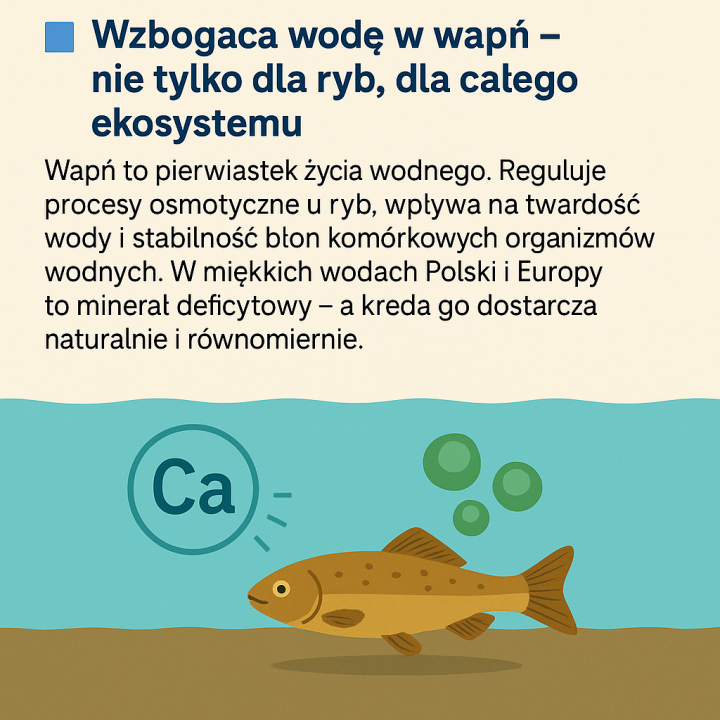 20kg KREDA DLA RYB DO OCZEK WODNYCH W WIADRZE
