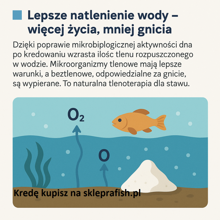 20kg KREDA DLA RYB DO OCZEK WODNYCH W WIADRZE