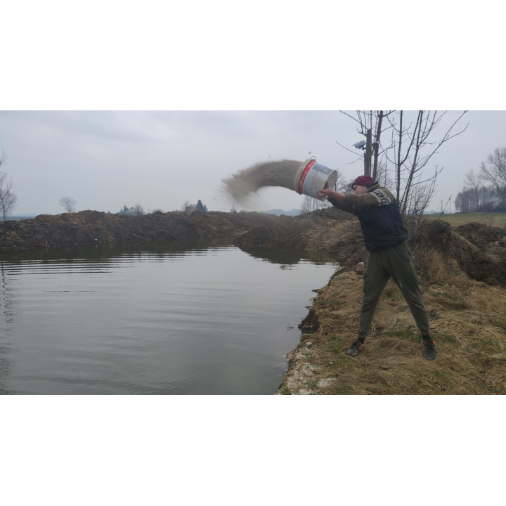 20kg KREDA DLA RYB DO OCZEK WODNYCH W WIADRZE
