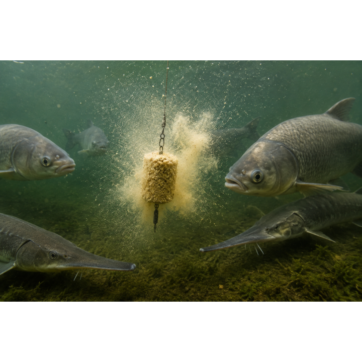 ZESTAW GRUNTOWY- NA TOŁPYGE KOSZYCZEK + TECHNOPLANKTON - 8 SZTUK
