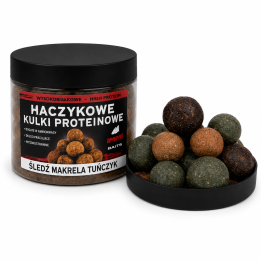 Makrela/Śledź 16/20mm 200ml Kulki Proteinowe Haczykowe RaFish