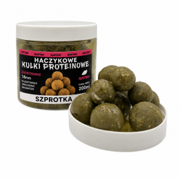 Szprotka 16-20 mm 200ml Kulki Proteinowe Haczykowe RaFish