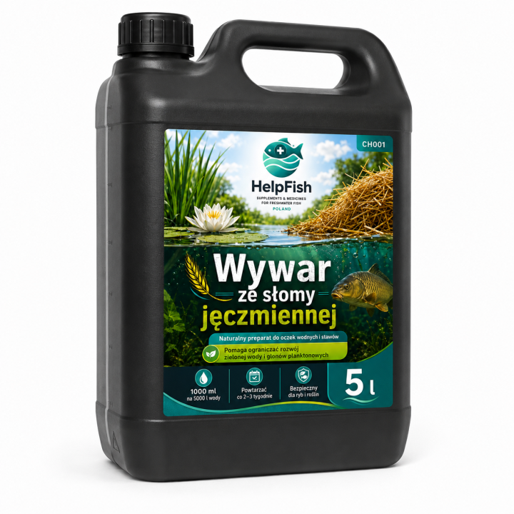 Wywar Z Słomy Jęczmiennej 5L zapobieganie glonom antyglon